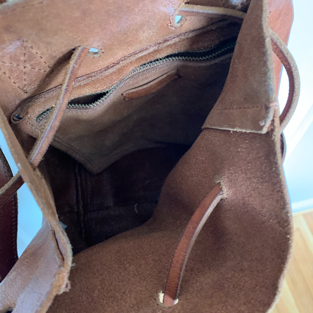 2018 J. Crew Drawstring Bucket Backpack - image 5